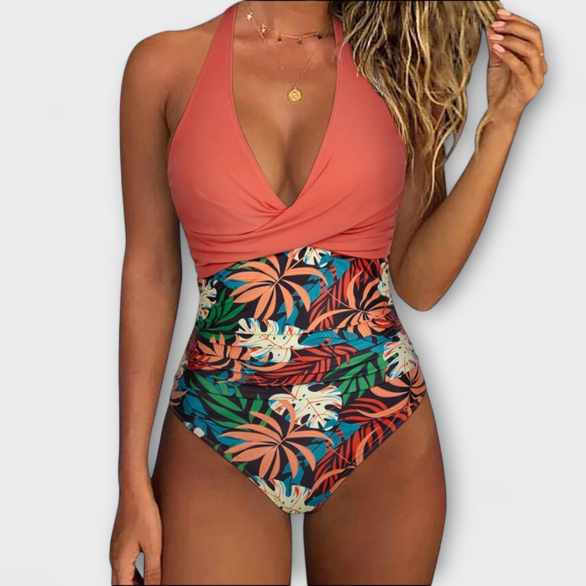 Florence - Elegant badpak voor dames met V-hals