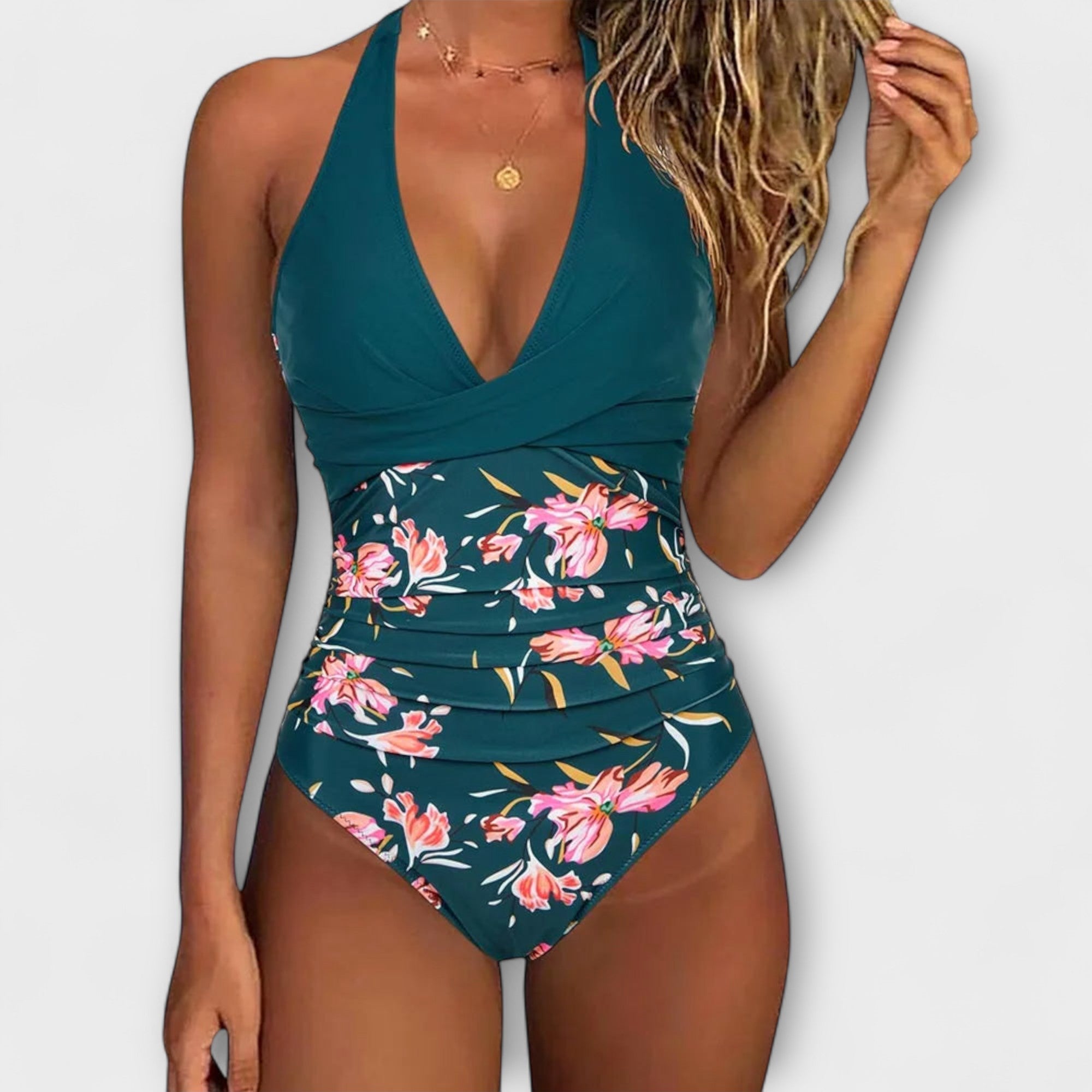 Florence - Elegant badpak voor dames met V-hals